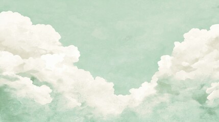 Wall Mural - Vintage Sky and Clouds Background