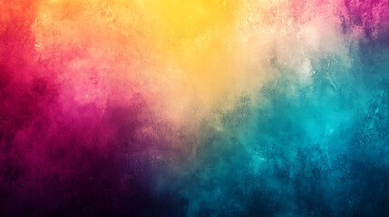 Wall Mural - Abstract colorful smoke background with vibrant hues of pink, yellow, and blue.