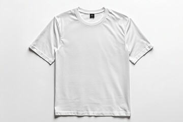 White Tshirt Mockup Isolated created with Generative AI