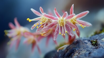 Wall Mural - A close-up of a rare flower species found only in the Indian Himalayas