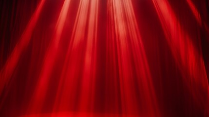 Wall Mural - Abstract red light beams background.