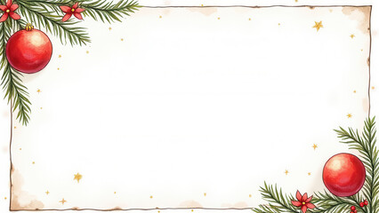 Wall Mural - Beautiful christmas card or letter background