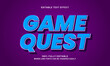 © AlzamAmani - game quest editable text effects with a cute and fun theme