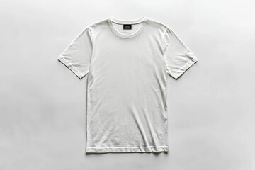 Wall Mural - White Tshirt Mockup Isolated created with Generative AI