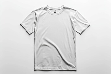 Wall Mural - White Tshirt Mockup Isolated created with Generative AI