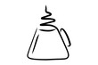© Olga - A hand-drawn simple kettle. Good for any project.