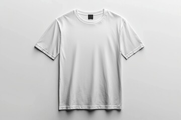 Wall Mural - White Tshirt Mockup Isolated created with Generative AI