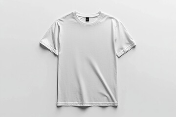 Wall Mural - White Tshirt Mockup Isolated created with Generative AI