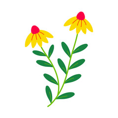 Sticker - Flower Illustration