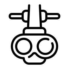 Sticker - periscope line icon