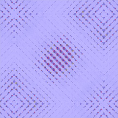 Fototapete - Illustration of a pattern of multicolored dots and lines that interact in a mesmerizing way. 3d rendering