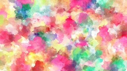 Poster - Abstract Watercolor Background with Bright Colors and Textures