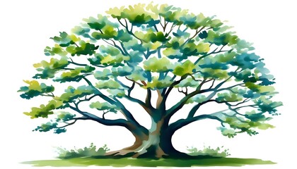 Wall Mural - Vector tree symbolizing peace