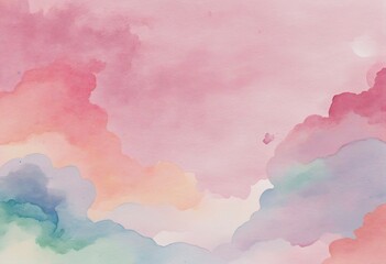 Wall Mural - abstract watercolor background illustration