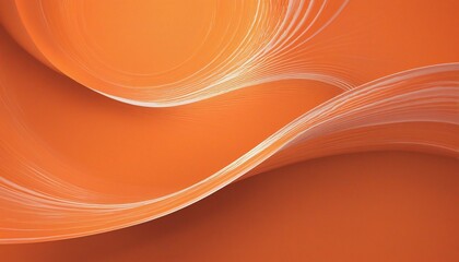 Wall Mural - orange wavy flow background banner, wall paper design