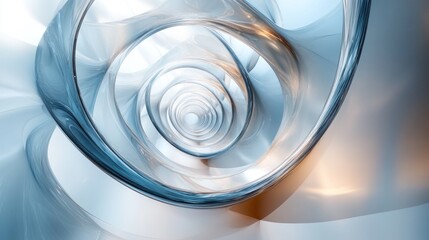 Sticker - Abstract Spiral Tunnel