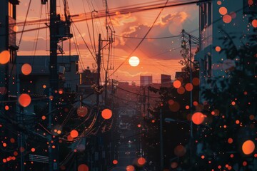 Sticker - Overhead lofi background with soothing tones.