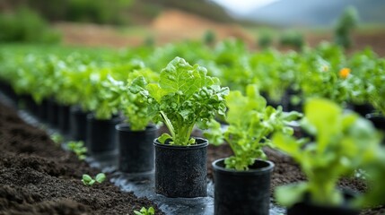 Poster - Green Plants in Pots