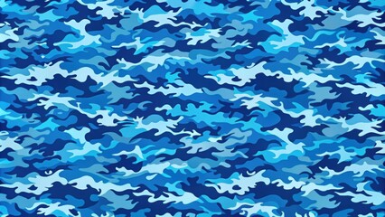 blue camouflage pattern for blending into ocean environments, camouflage, blue, ocean, marine, blend