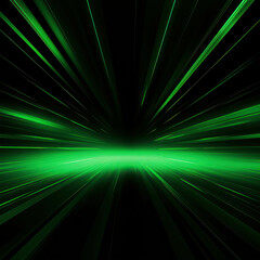 Wall Mural - green speed lines abstract background