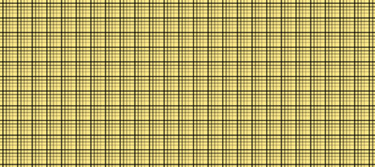 Wall Mural - Yellow and black plaid texture mat background 