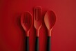 © Goncharenko - Red plastic utensils