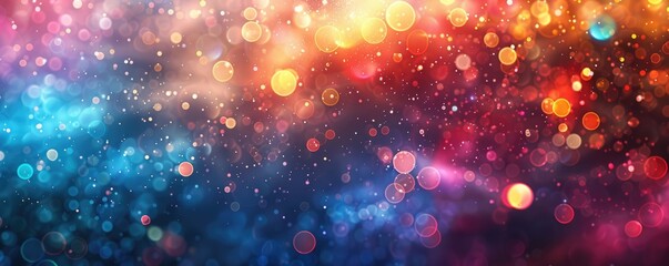 Wall Mural - abstract colroful bokeh background