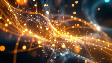 Wall Mural - a futuristic scene combining artificial intelligence with quantum computing, highlighting the synerg