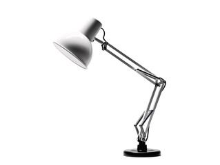 a white lamp on a white background