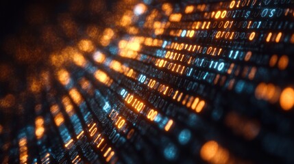 Binary Code Digital Abstract