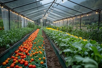 Canvas Print - Greenhouse Agriculture