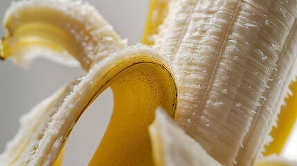 banana peel on a wooden table