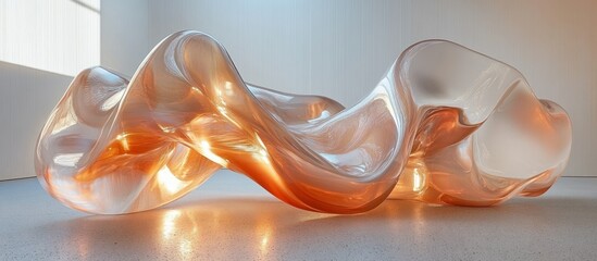 Canvas Print - Abstract Glass Sculpture