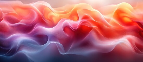 Canvas Print - Abstract Waves of Color