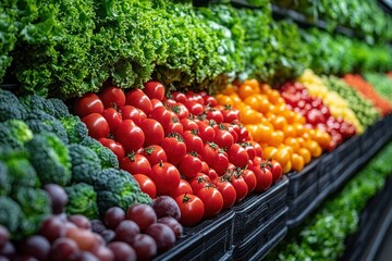 Canvas Print - Fresh Produce Aisle