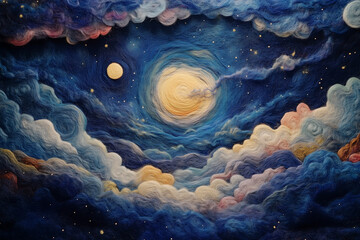Wall Mural - planet in space cosmos universe stargazing 