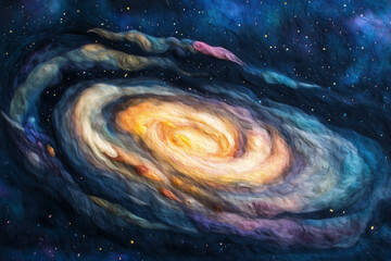Wall Mural - background with space galaxy spiral cosmic space universe 