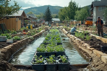 Wall Mural - Urban Farming Channel