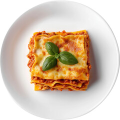 Wall Mural - Lasagna Food illustration - Pasta dish isolated Design
