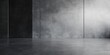 © kiimoshi - Minimalist interior with a sleek concrete wall and shiny floor, ideal for modern design projects and artistic backgrounds.
