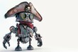 © Koon - Pirate robot on white background