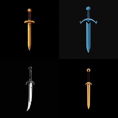 Pirate sword game icon on a solid black background_990.jpeg