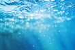 © Larysa - Processed collage of blue water material texture in sunlight. Background for banner, backdrop