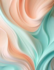 Wall Mural - Abstract pastel swirls