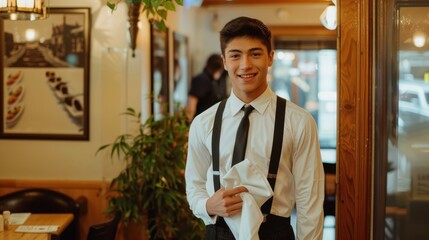 Wall Mural - Waiter in a Restaurant