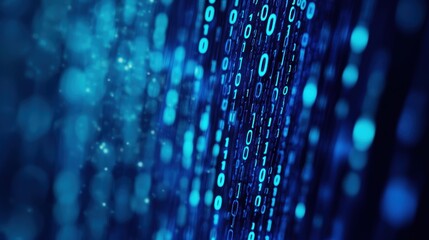 binary code blue.