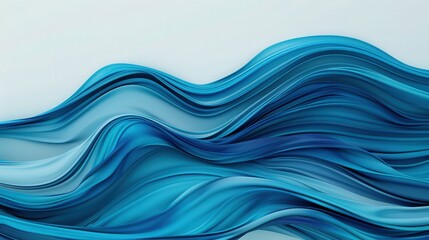 Wall Mural - dynamic liquid wave, an abstract representation of fluid motion, showcasing vibrant shapes and flowi