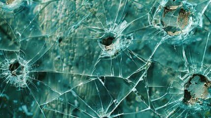 Canvas Print - Shattered Glass