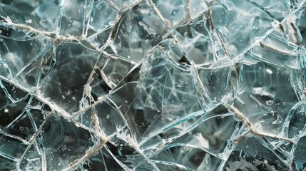 Sticker - Shattered Glass Texture