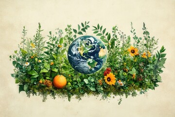 Canvas Print - Our Planet, Our Future